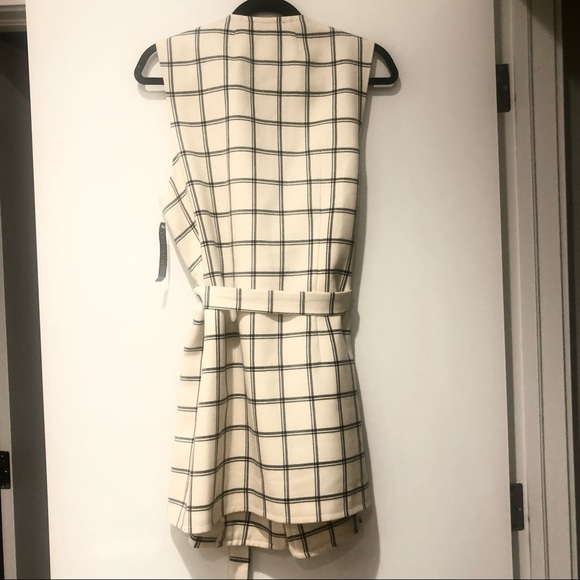Pendleton Plaid Gingham Checkered Wool Wrap Dress that ties - Picture 4 of 6
